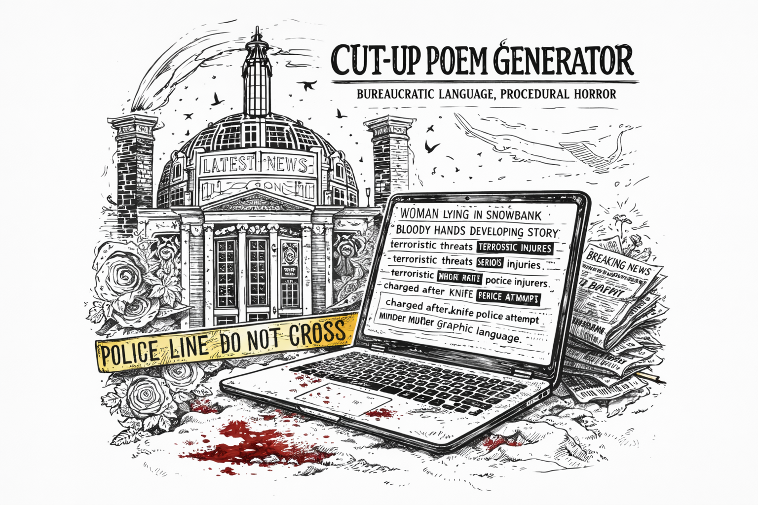 Modern Poetics Cut-Up Poem Generator